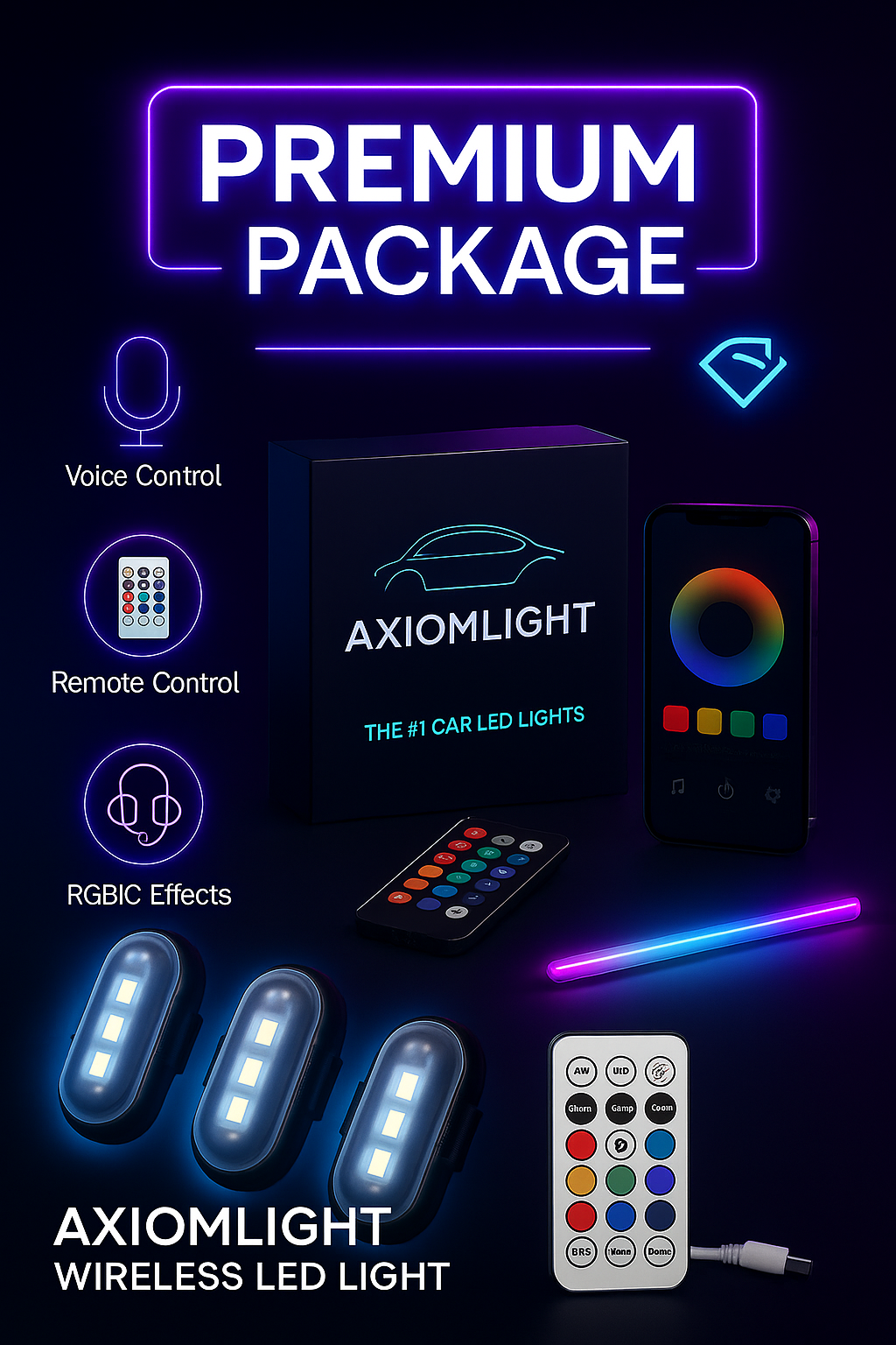 AxiomLight Wired + Wireless Edition