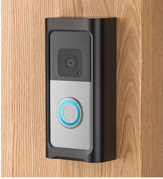 Kendinden Yapışkanlı Video Güvenlik Kapı Zili Tutucu (Delme Gerektirmez)