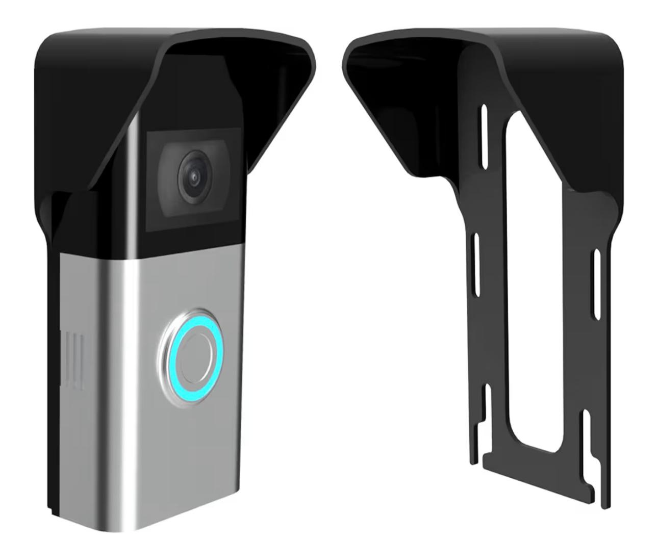 Ayarlanabilir Video Kapı Zili Yağmur Koruması (Delme Gerektirmez)